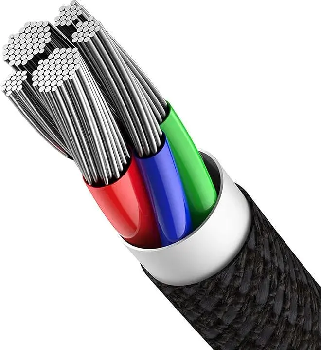 Кабель Baseus High Density Braided Type-C to Lightning PD 20W (2m) black (CATLGD-A01) - фото 6