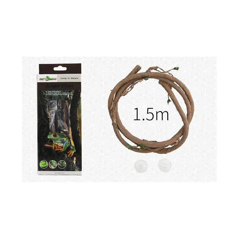 Ліана гнучка з листям для тераріуму Repti-Zoo Bend-A-Branch Vine 150см (RV0415) - фото 6
