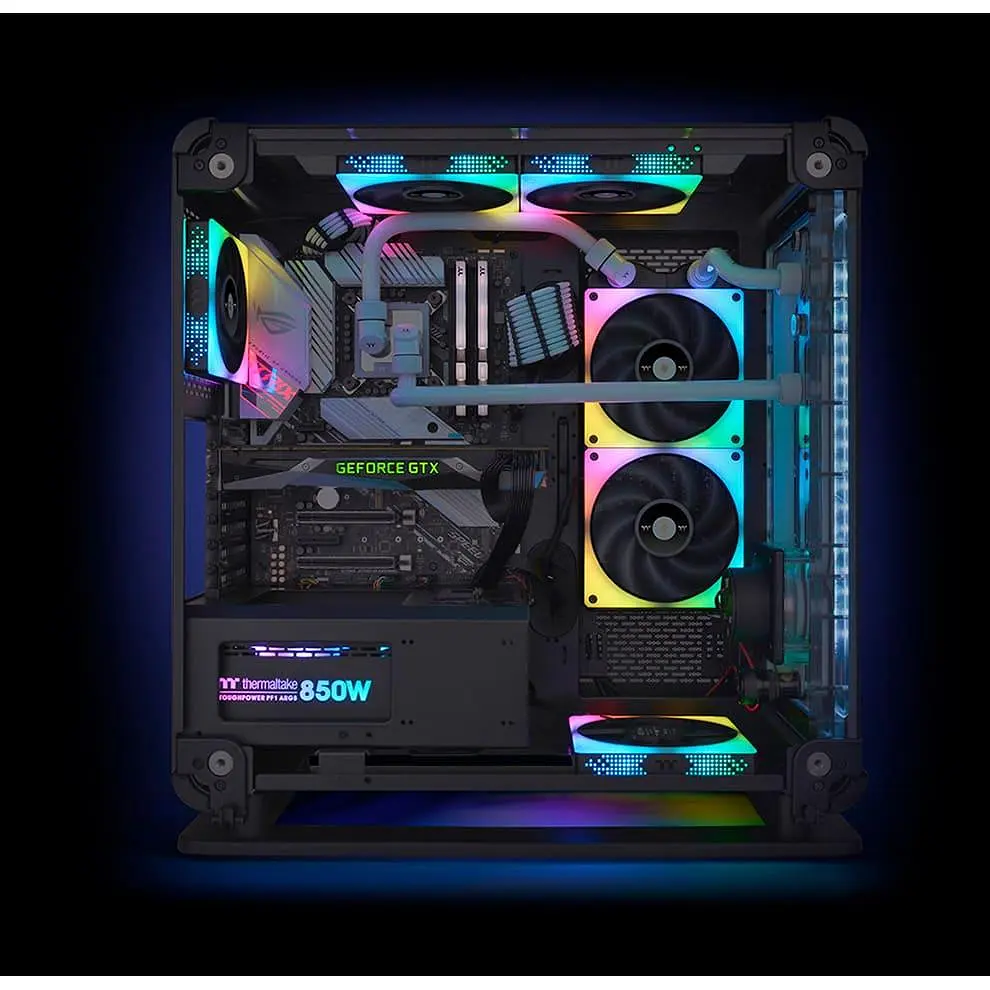 Комплект вентиляторів Thermaltake TOUGHFAN 12 RGB Radiator Fan 3Pack (CL-F135-PL12SW-A) - фото 6