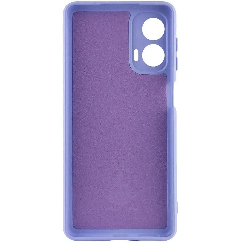 Чохол Silicone Cover Ummi Lakshmi Full Camera (AA) для Motorola Moto G85 Бузковий / Dasheen - фото 2