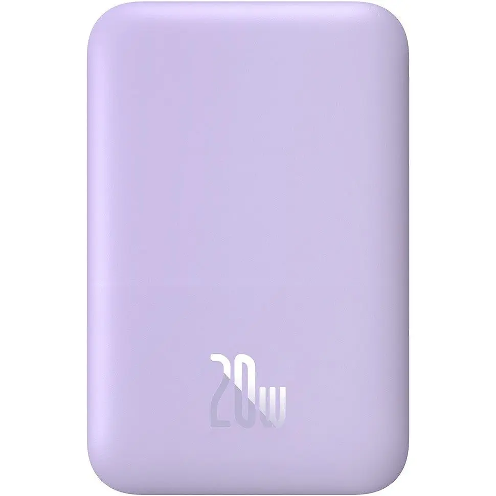 Зовнішній акумулятор Baseus Magnetic Bracket Mini 6000mAh 20W Purple (P10059002513-00) [141929] - фото 2