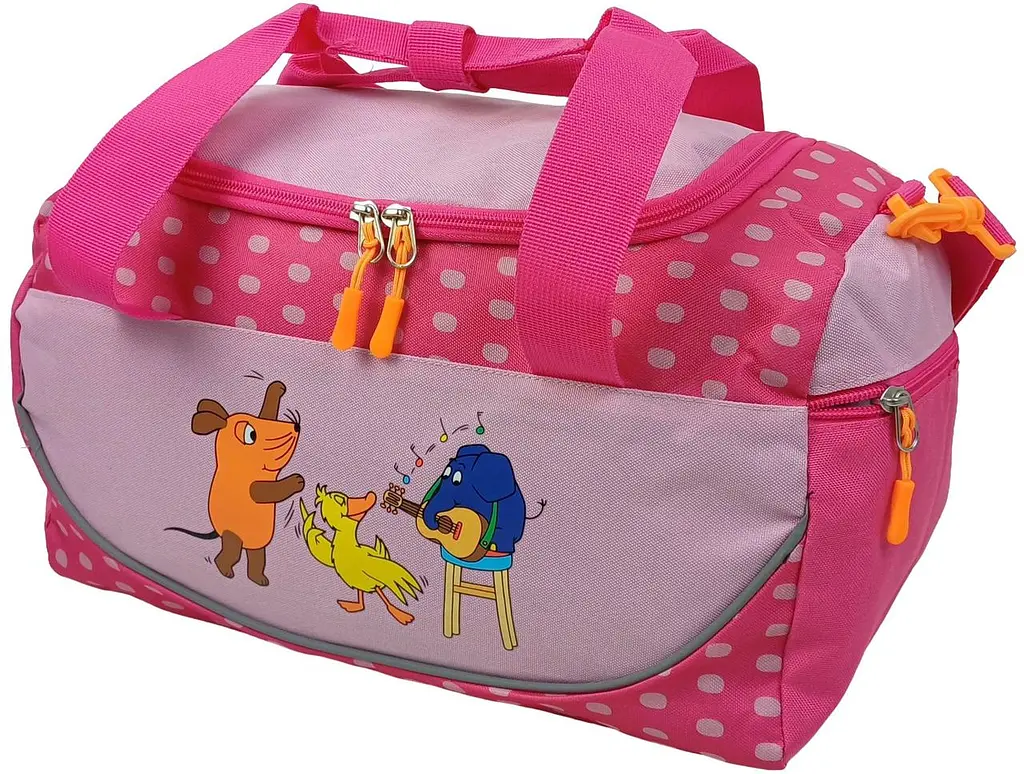 Сумка спортивна дитяча Hanson Die Maus Sporttasche 18 л 37x22x17 см поліестер рожева - фото 11