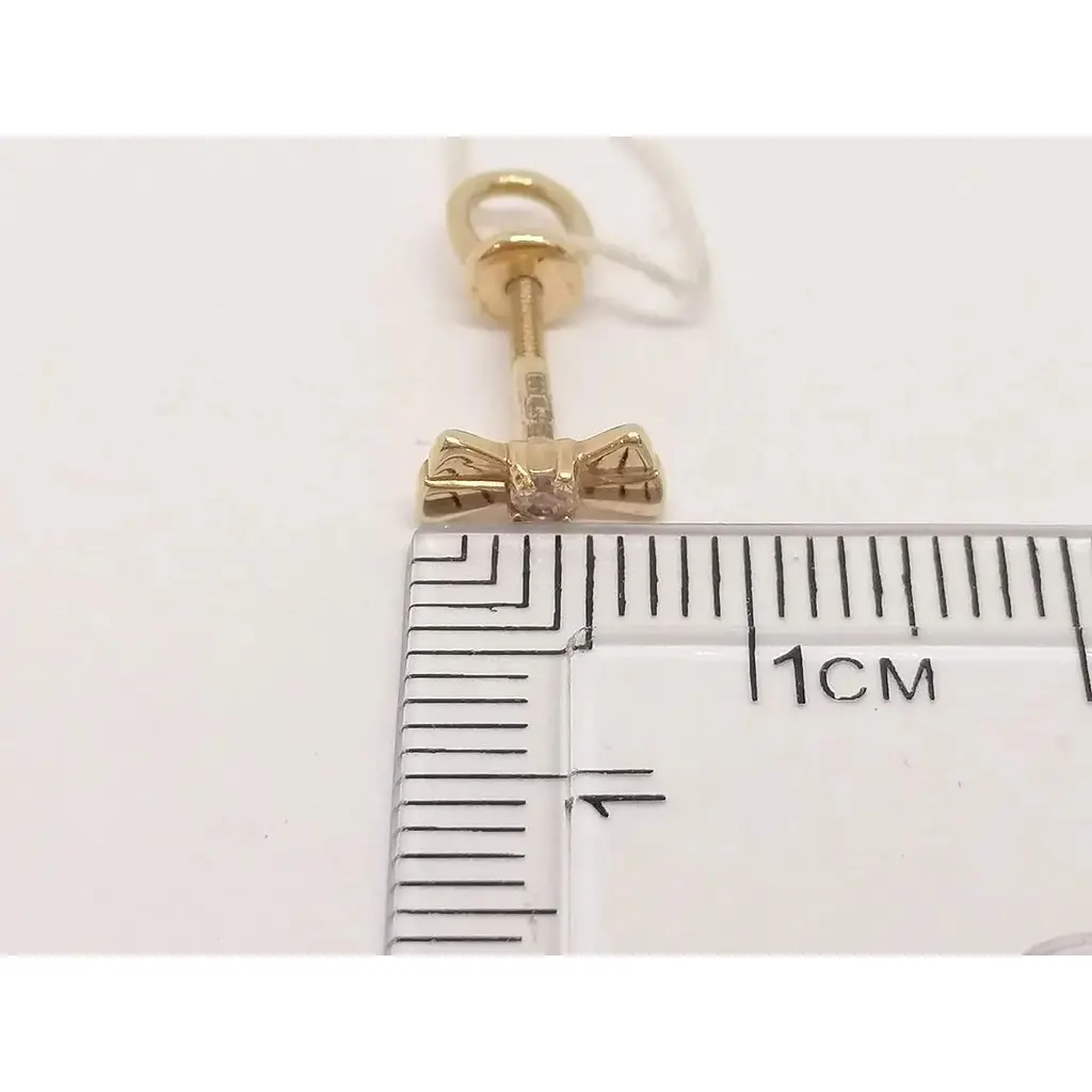 Золоті сережки-пуссети Родинні коштовності з фіанітами. 131079 - фото 3