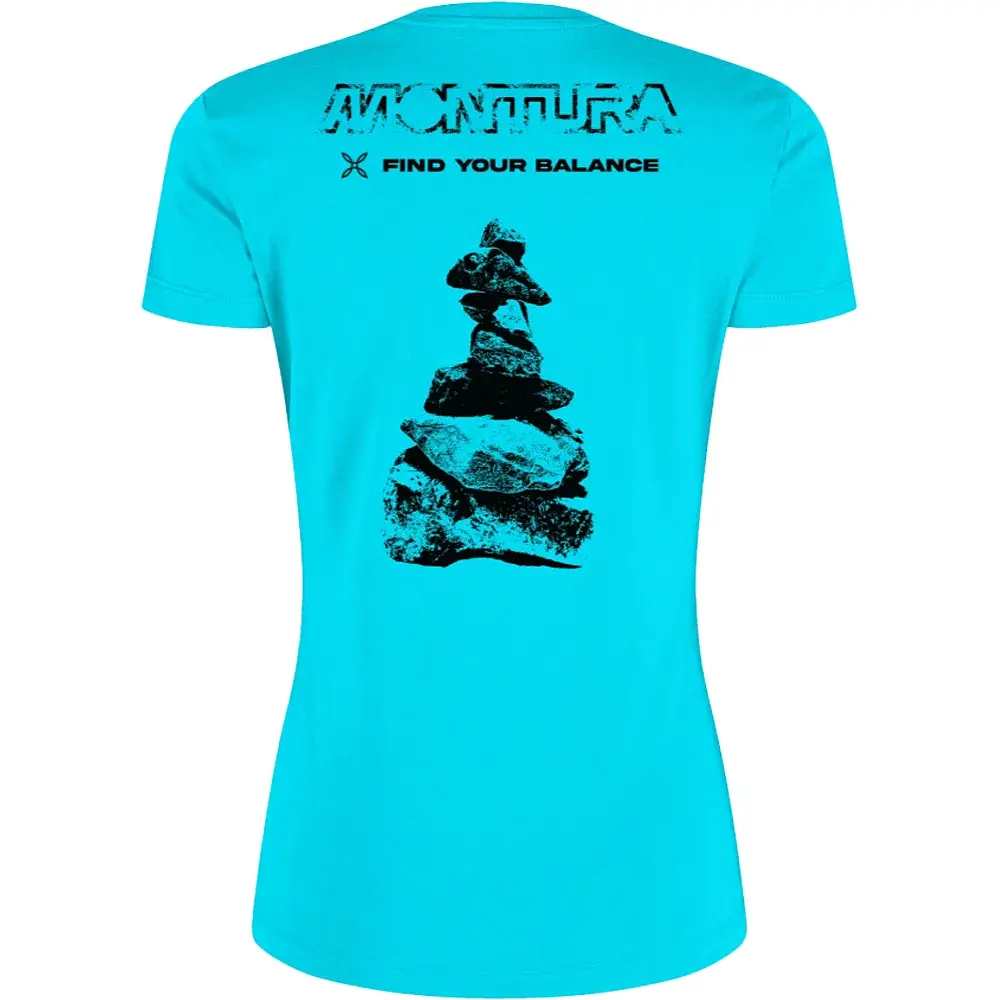 Футболка Montura Balance T-Shirt Woman S Turquoise - фото 2