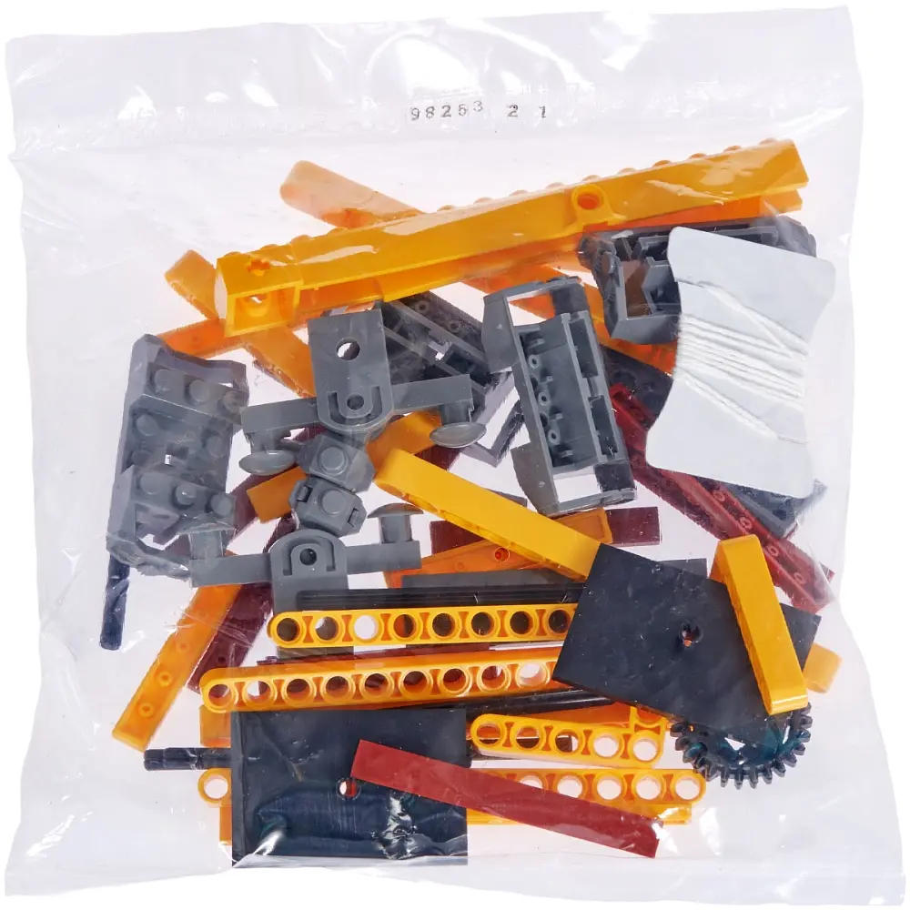 Конструктор Zipp Toys Потяг DPK32 з рельсами, жовтий - фото 7