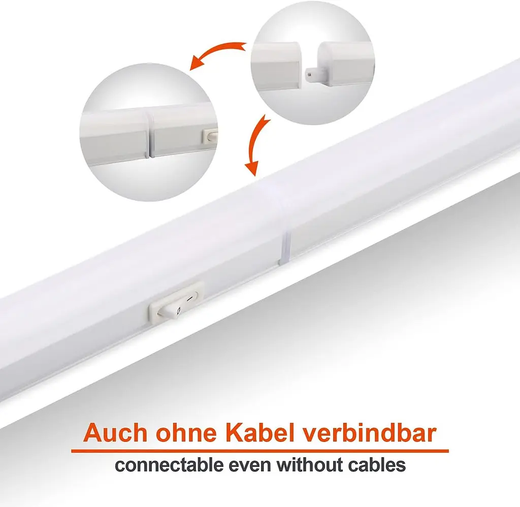 Підсвітка для кухонної шафи, 14 Вт, 87,5 см, 1250 лм, da LIGHT LED 4000 K Нейтральна біла Under-Unit Light Strip Кухонна лампа - фото 2
