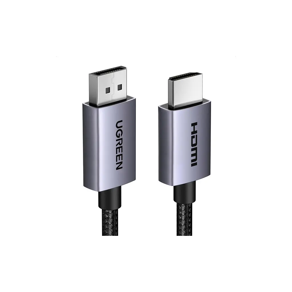 Кабель мультимедійний Ugreen DisplayPort M - HDMI M V2.0 4K 30Hz DP125 чорний 2 м (35842) - фото 2