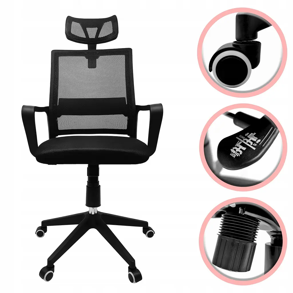 Кресло офисное Kontrast Manager Black - фото 5