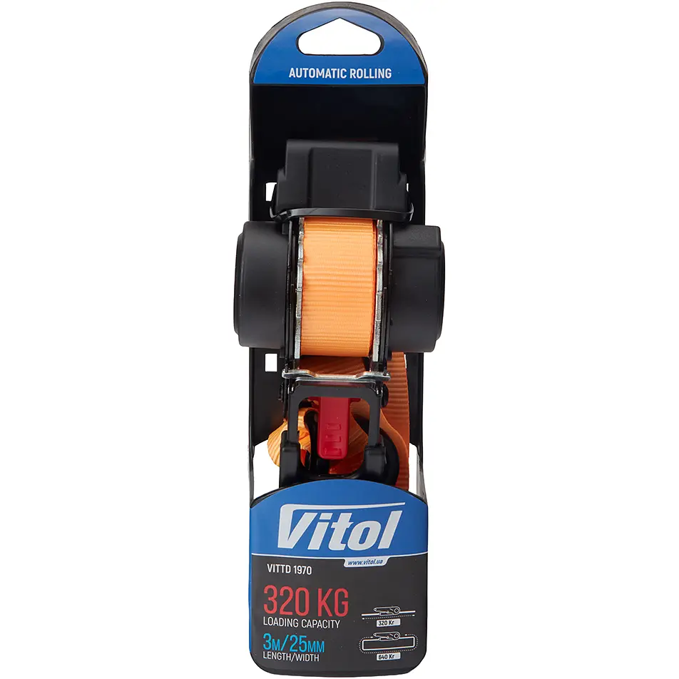 Стяжка вантажу Vitol 25 мм 3 м (VITTD 1970) - фото 5