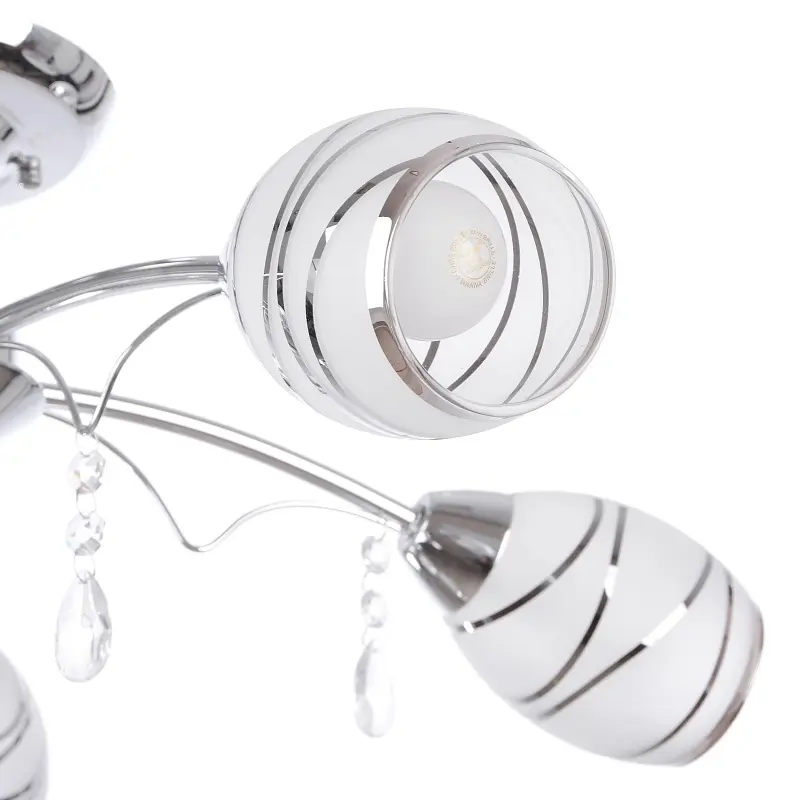 Люстра стельова Brille класична E14 40W CH (LK-242C/5) - фото 3