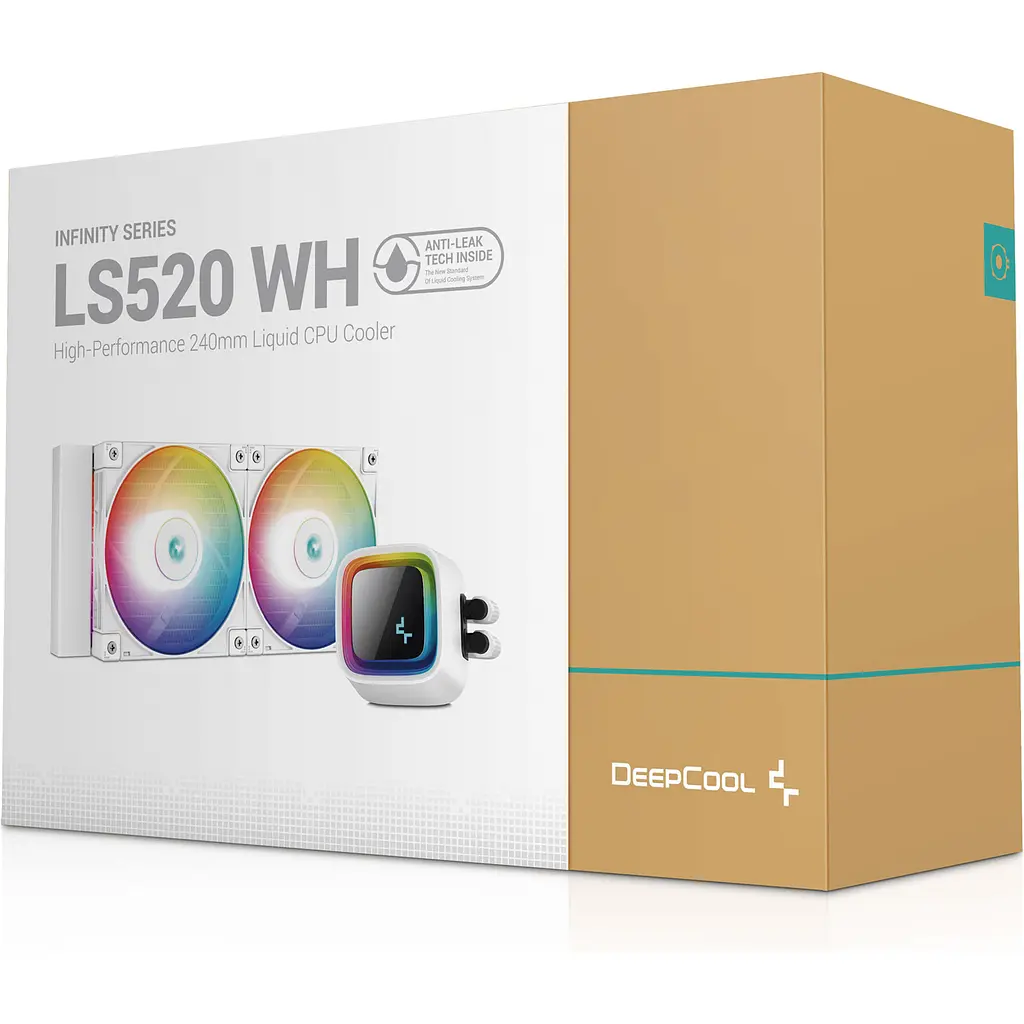 Система водяного охолодження DeepCool LS520 White [R-LS520-WHAMNT-G-1] [99757] - фото 7