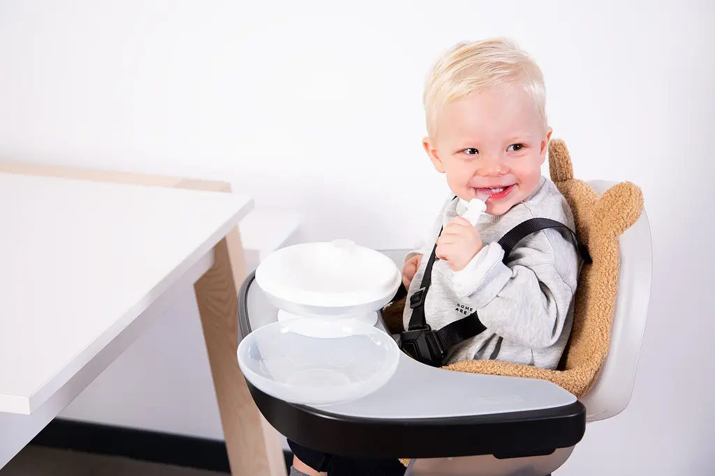 Подушка до стільця для годування Childhome Evolu, бежевий ведмедик (CHEVOSCTB) - фото 8