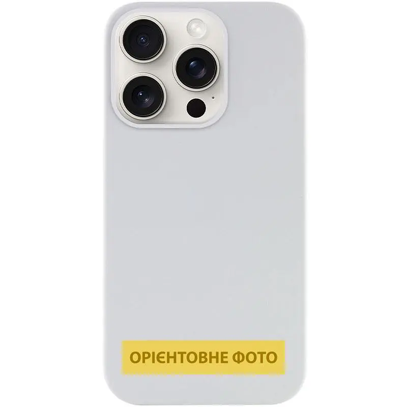 Чохол Silk (AA) NO LOGO with Magnetic Fit для Apple iPhone 17 (6.3") Білий / White