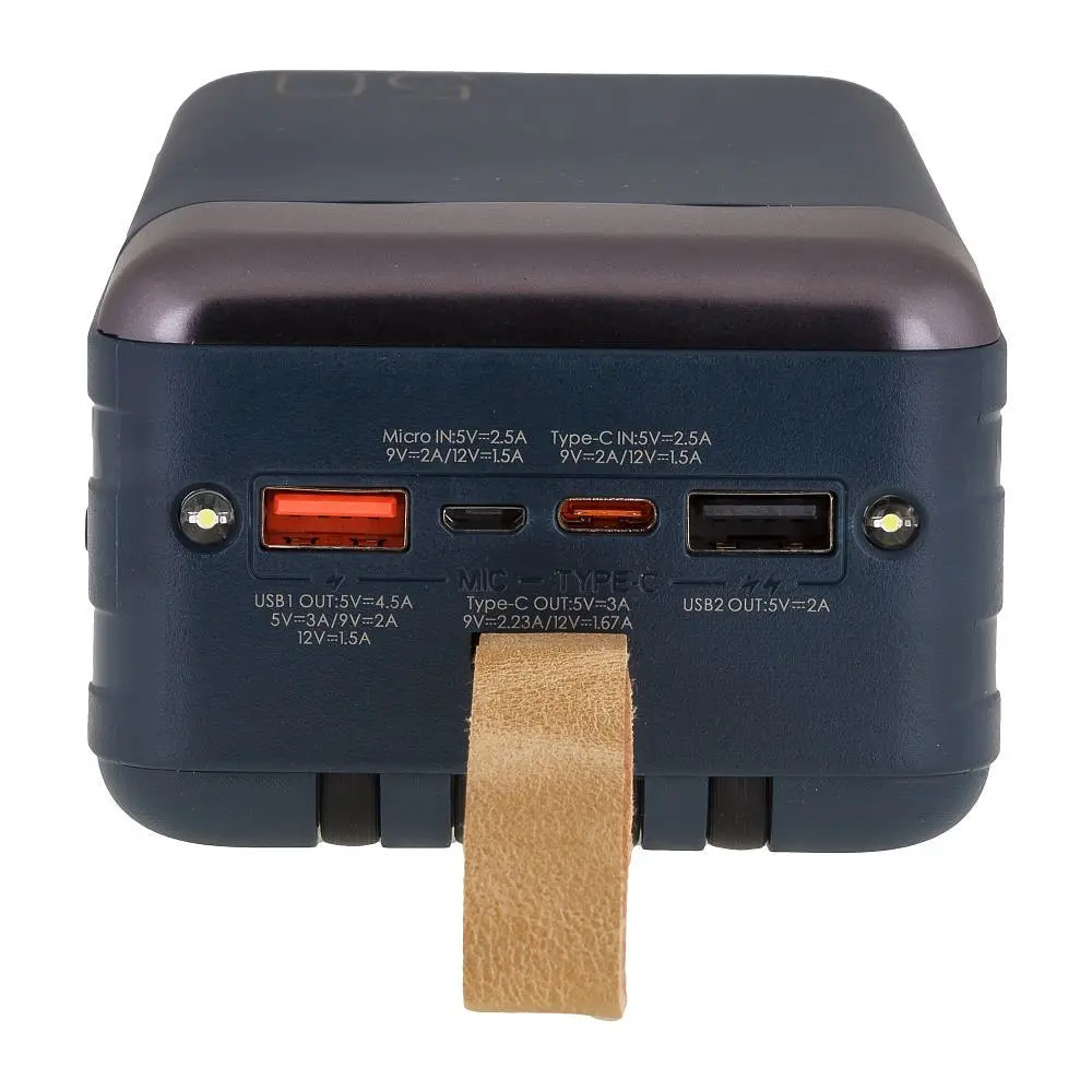 Внешний аккумулятор Remax Hunergy 22.5W 50000mAh RPP-200 синий - фото 3