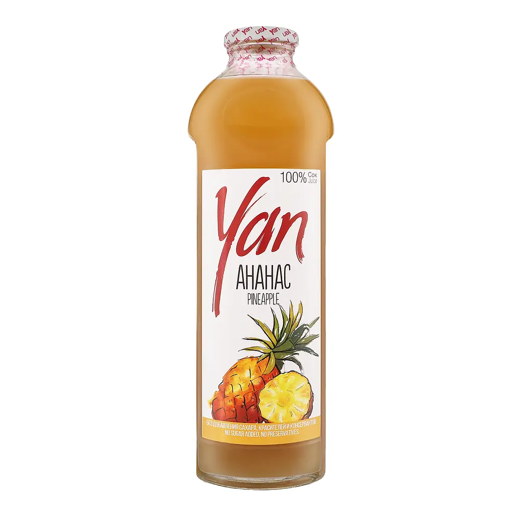 Сік Yan ананасовий без цукру 930 мл - фото 2