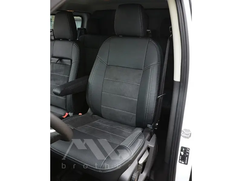 Авточохли модельні MW Brothers для Ford Transit Custom (1+2) c 2012-2023 Серія Leather Style - фото 2