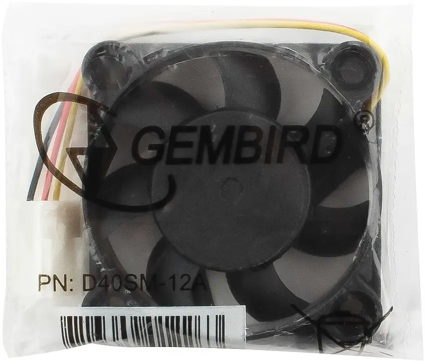 Вентилятор 40mm Gembird D40SM-12A - фото 3