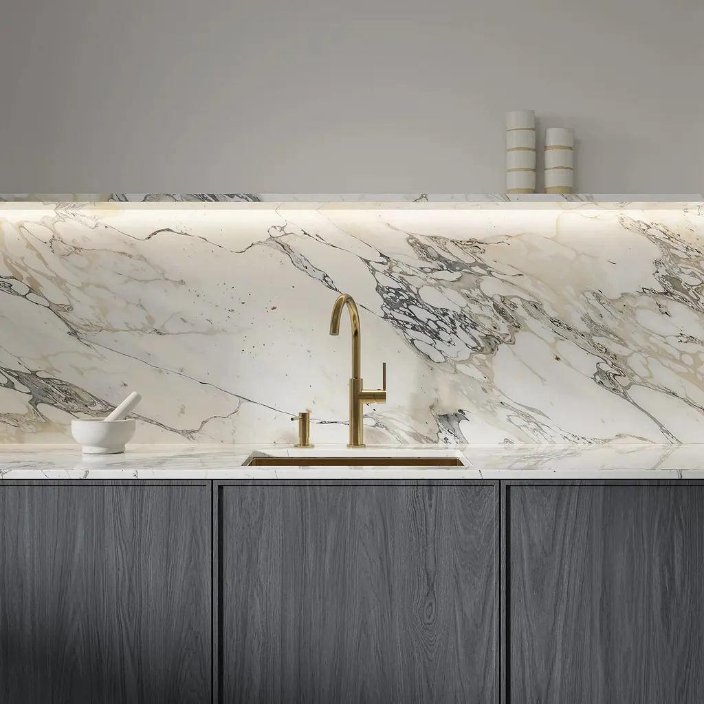 Смеситель для кухни Omnires Tula brushed brass (TL6050BSB) латунь - матовый - фото 4