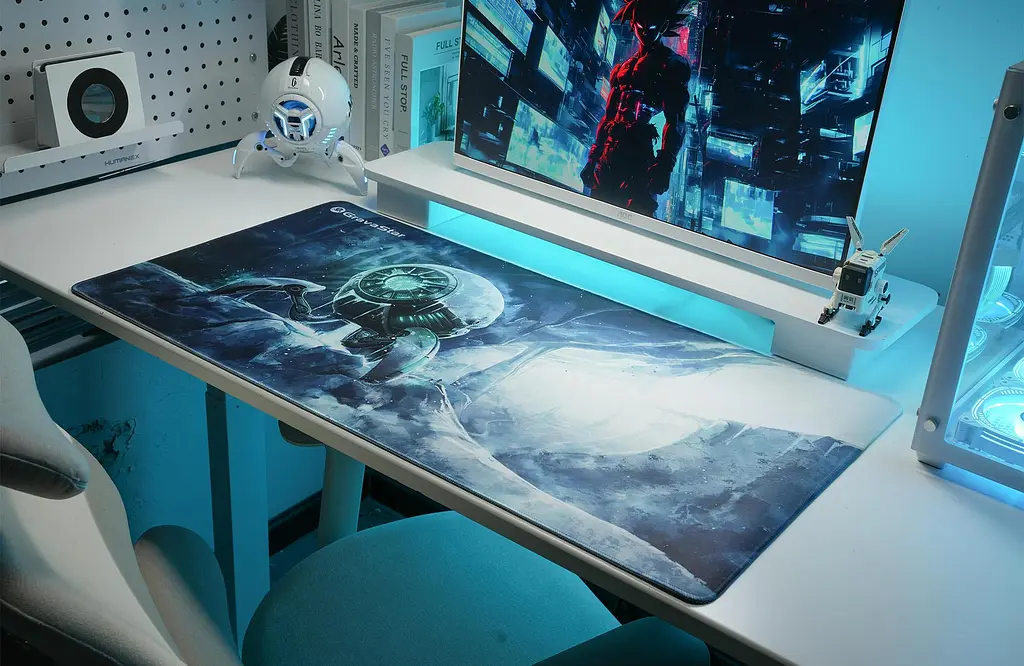 Ігрова поверхня GravaStar WINTER XL (900х450х3мм) White (GSA8_MPD_WINTER) - фото 5