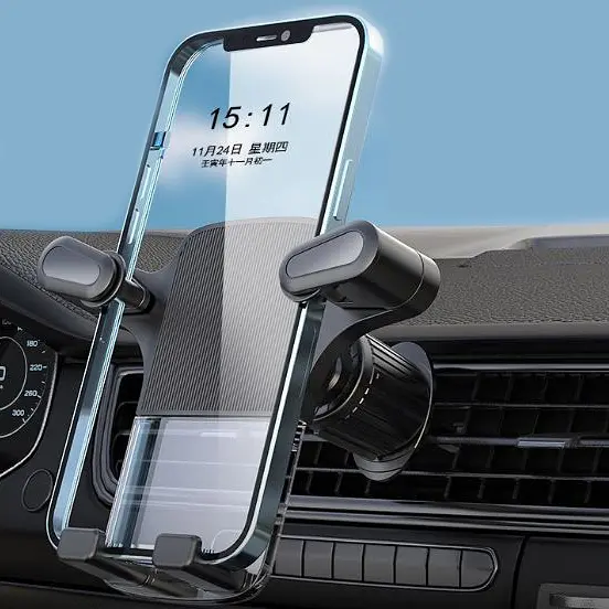 Автотримач для телефону на повітропровід Затискач під Вагою (CA10) - фото 4