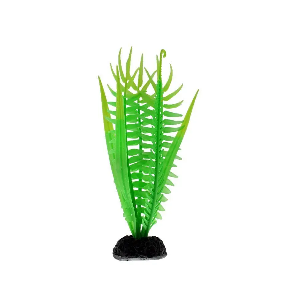 Декорація для акваріума рослина силіконова Deming Композиція папоротей 11 х 19 см - фото 8