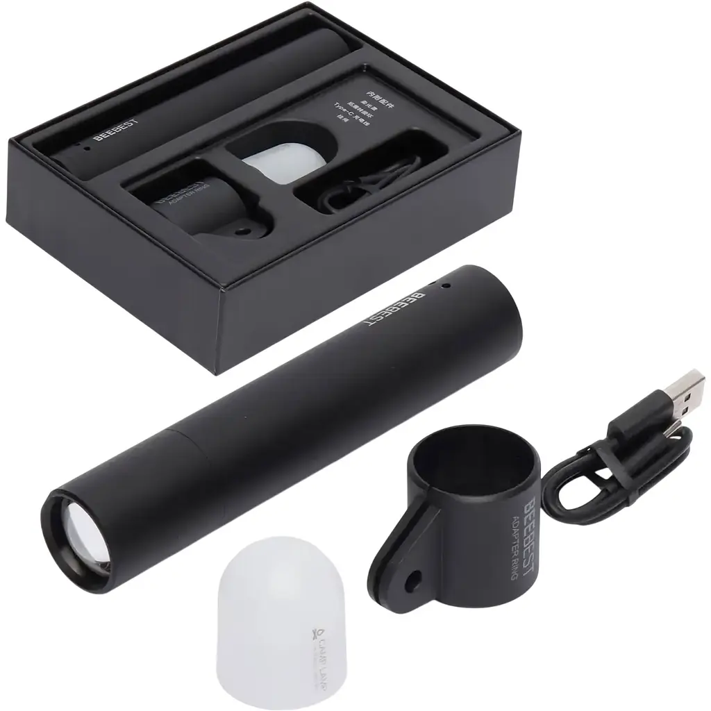 Ліхтарик BEEBEST Zoom Flashlight Black (FZ101) [33862] - фото 4
