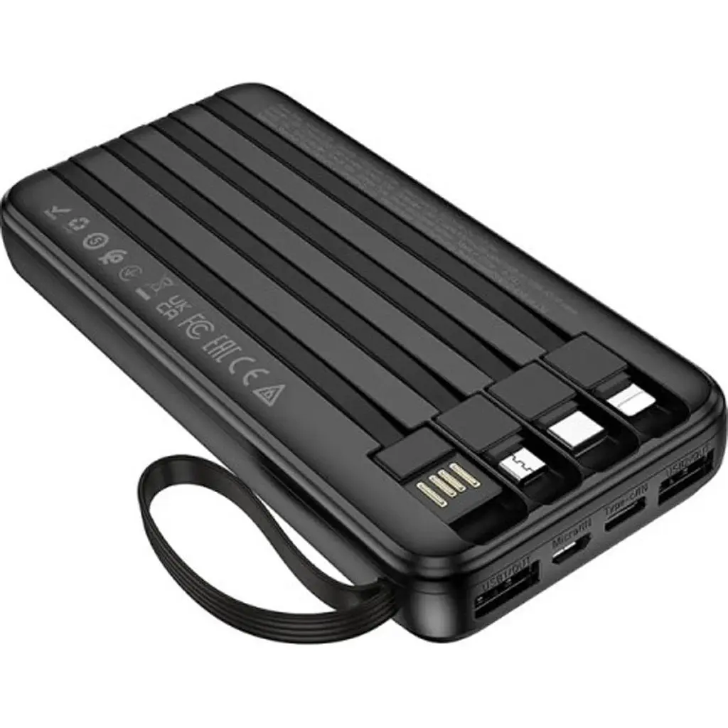 Зовнішній акумулятор Borofone BJ76 10000mAh 10W Black [161215] - фото 5