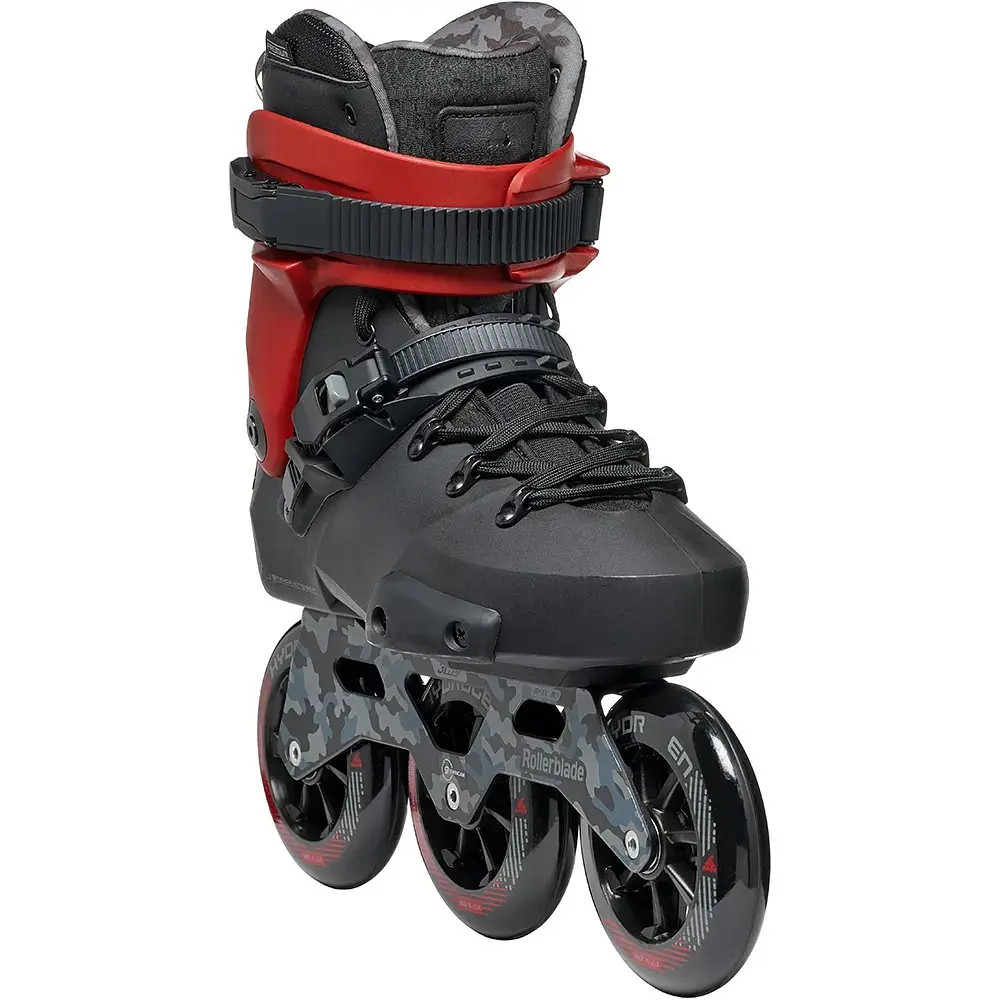 Ролики Rollerblade Twister 110 240 Чорний-Червоний - фото 4