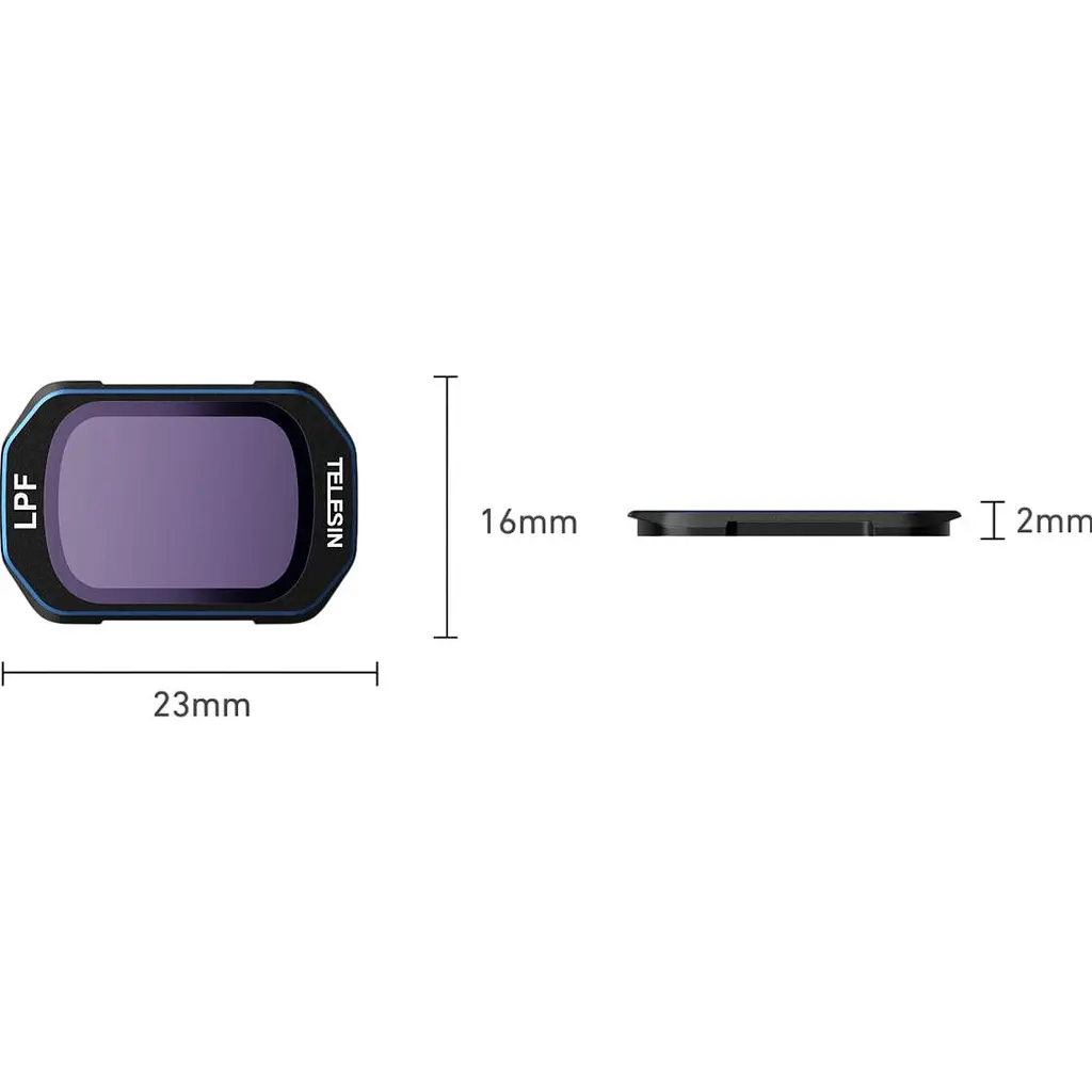 Фільтр світлового забруднення Telesin LPF для DJI Osmo Pocket 4/3 (S5-FLT-52-TDJ) [170359] - фото 3