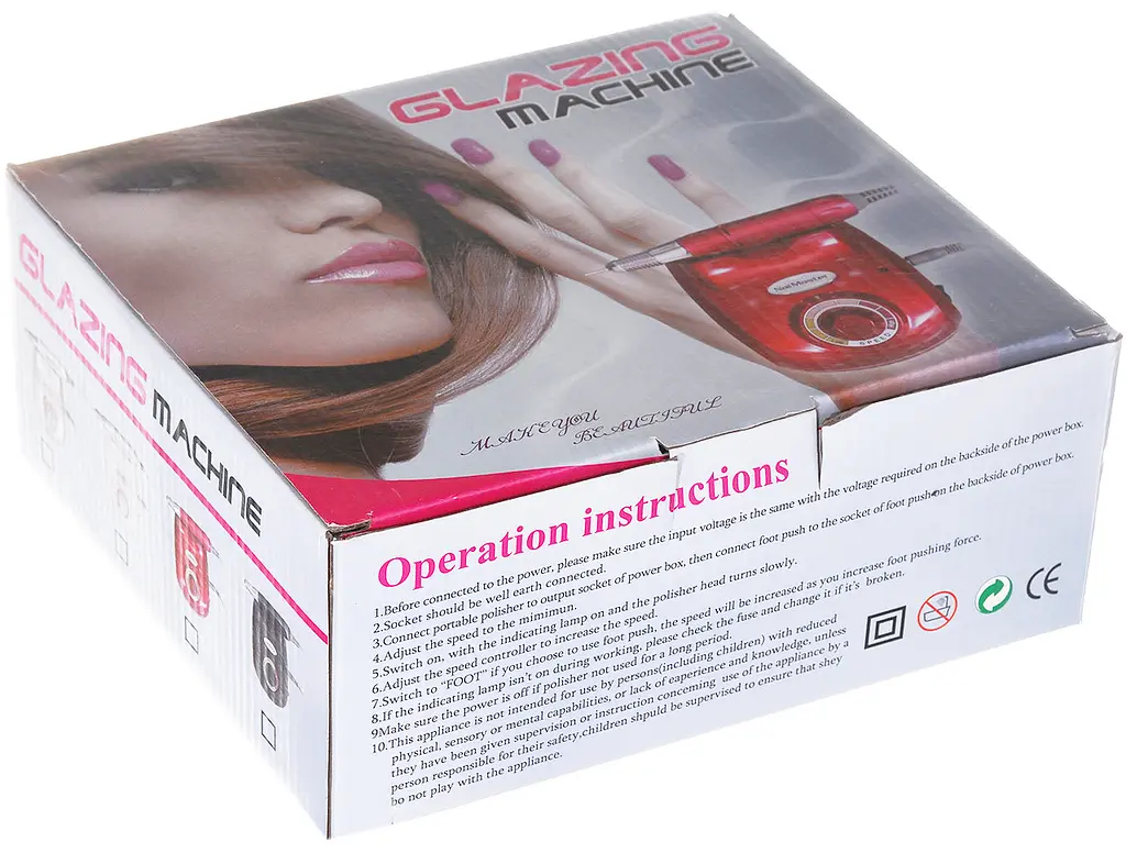 Фрезер для манікюру і педикюру Nail Master DM-208 30W Red (3_01507) - фото 8