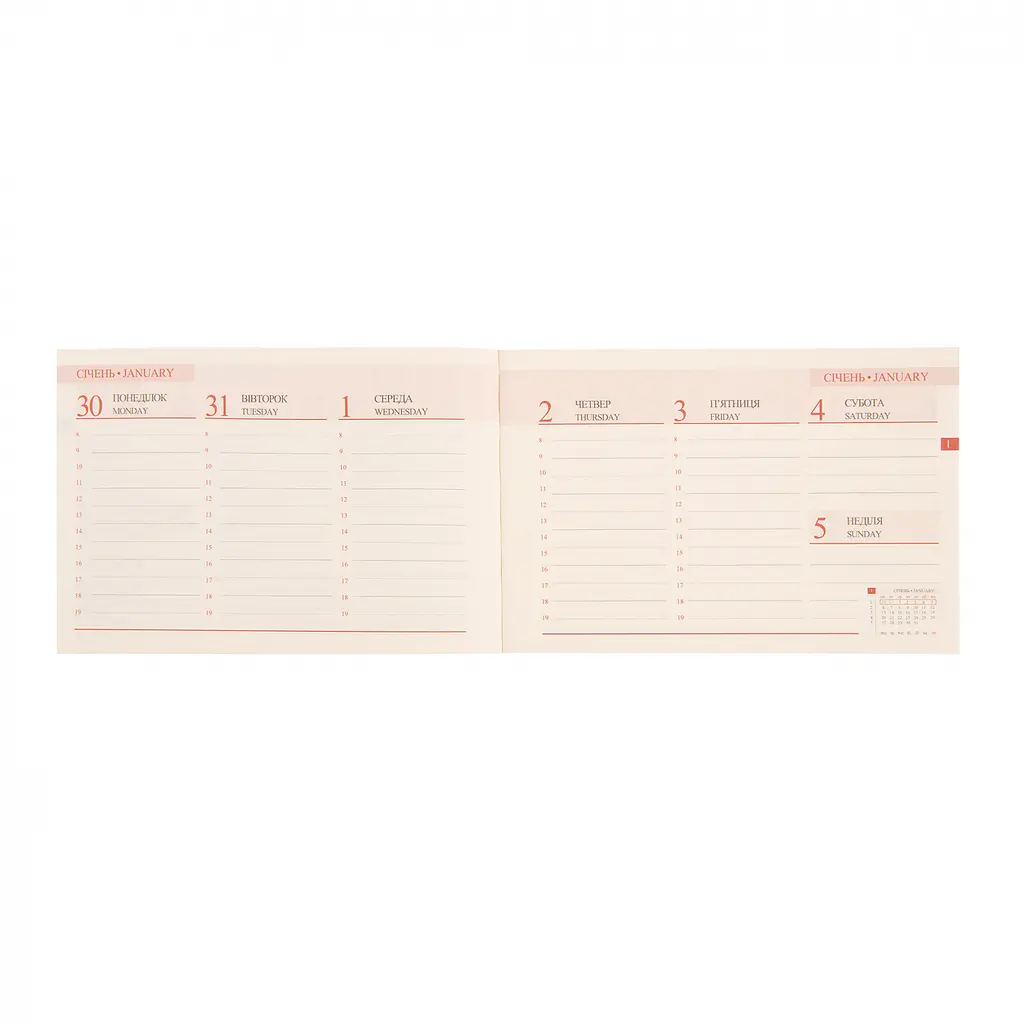 Блокнот-еженедельник деловой Leo Planner Cioccolato 10х15 см датированный 128 страниц (252570) - фото 5
