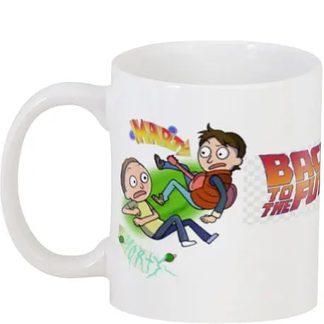 Кружка GeekLand Назад в будущее Rick-Sanchez Персонажи Rick-and-Morty CP 03.295 330 мл белая - фото 3