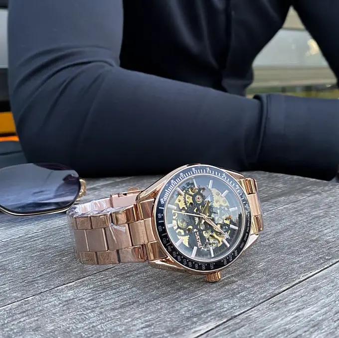 Чоловічий наручний годинник 9194RG Rose Gold Skmei acs0029864 - фото 4