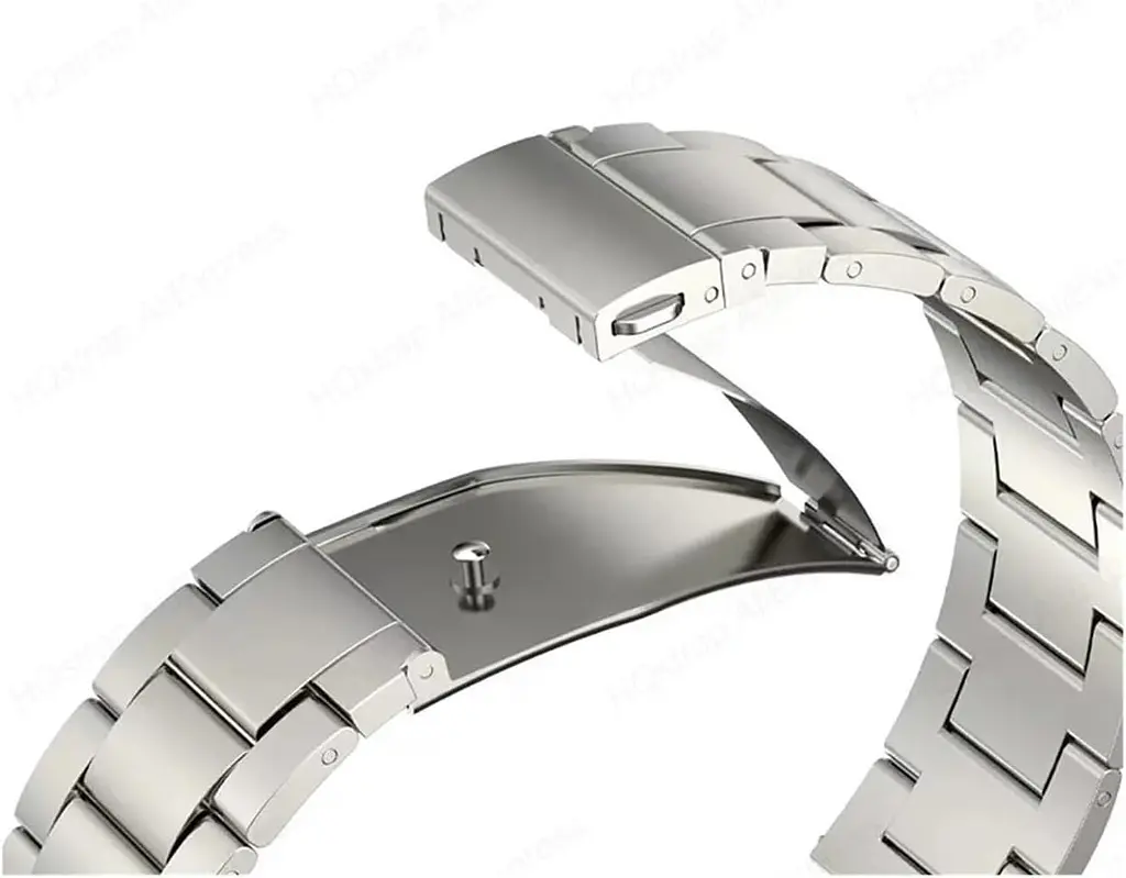 Ремінець сталевий класичний для BeWatch Samsung Galaxy Watch 7 Сріблястий (1120405.1) - фото 4
