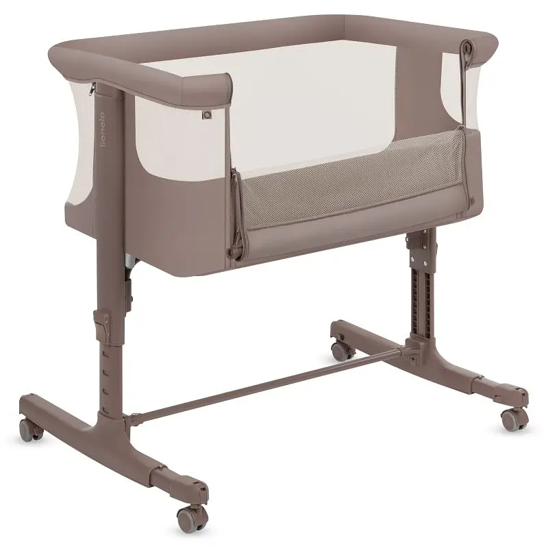 Приставная кроватка Lionelo Aurora 3 в 1 Beige Taupe (LO-AURORA BEIGE TAUPE) - фото 4