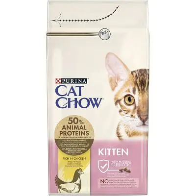 Сухий корм для кішок Purina Cat Chow Kitten з куркою 1.5 кг (5997204513984) - фото 2
