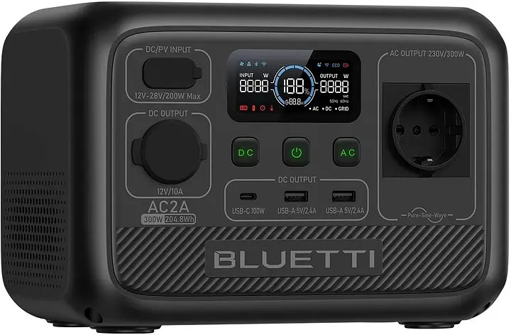 Зарядна станція Bluetti AC2A 300W 204Wh - фото 4