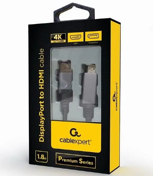 Кабель Cablexpert DisplayPort-HDMI V 1.2 1.8 м (CC-DP-HDMI-4K-6) - фото 3