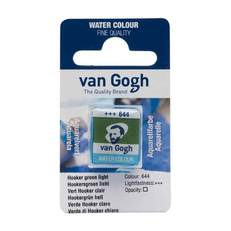 Фарба акварельна Van Gogh (644) Хукера зелена світла кювета Royal Talens (8712079419479)