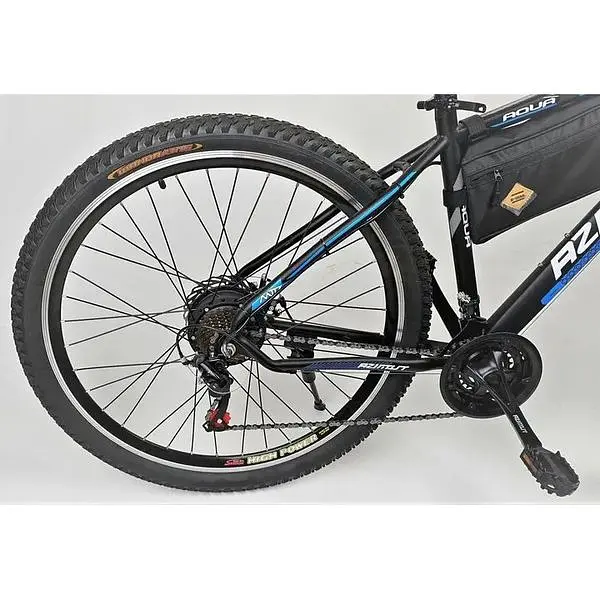 Електровелосипед Azimut Aqua 29 дюймів 500W 13Ah синій - фото 5