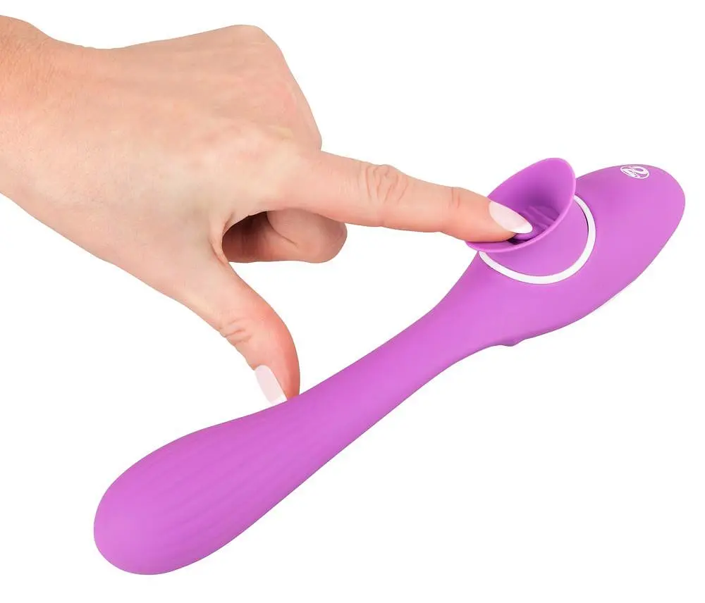 Вібратор You2Toys 2 Function Bendable Vibe 22.3 см фіолетовий - фото 7