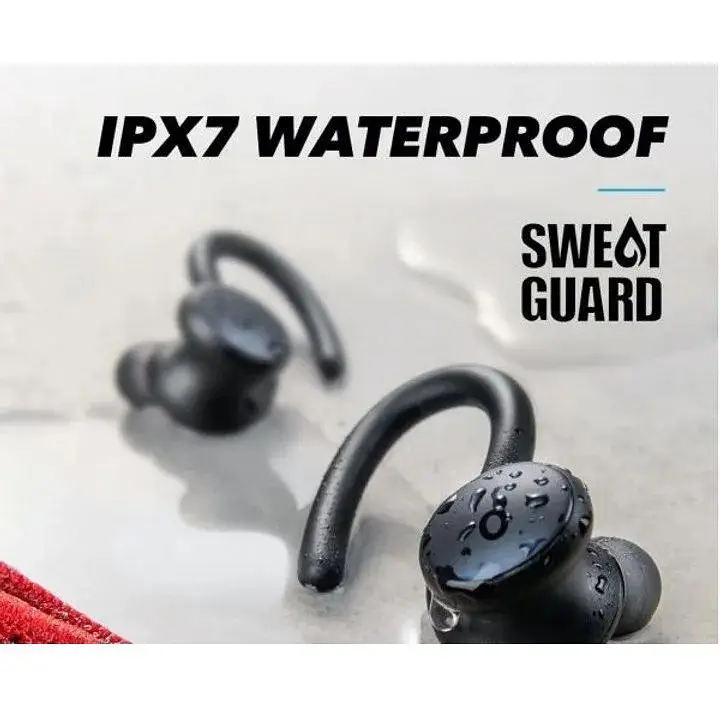 Наушники беспроводные Anker SoundCore Sport X10 TWS стерео гарнитура черная (A3961G11) - фото 8