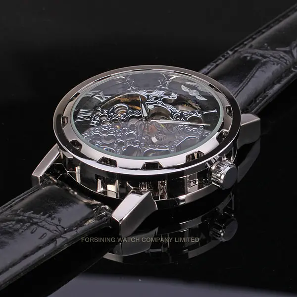 Годинник Winner Black Textile Classic, 2 ремешка - фото 6