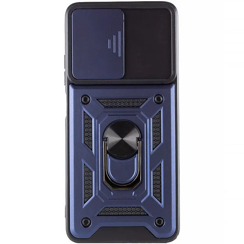 Чохол Ummi Camshield Serge Ring для Xiaomi Redmi Note 11 (Global) / Note 11S Синій / Navy - фото 2
