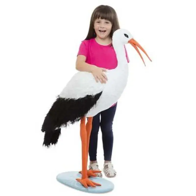 М'яка іграшка Melissa&Doug Гігантський плюшевий лелека, 115 см (MD30407) - фото 2