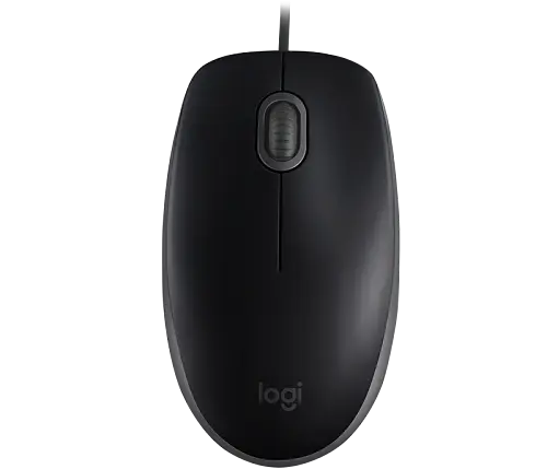 Миша Logitech B110 Silent, Black, USB, оптична, 1000 dpi, 3 кнопки, 1.8 м (910-005508) - фото 4