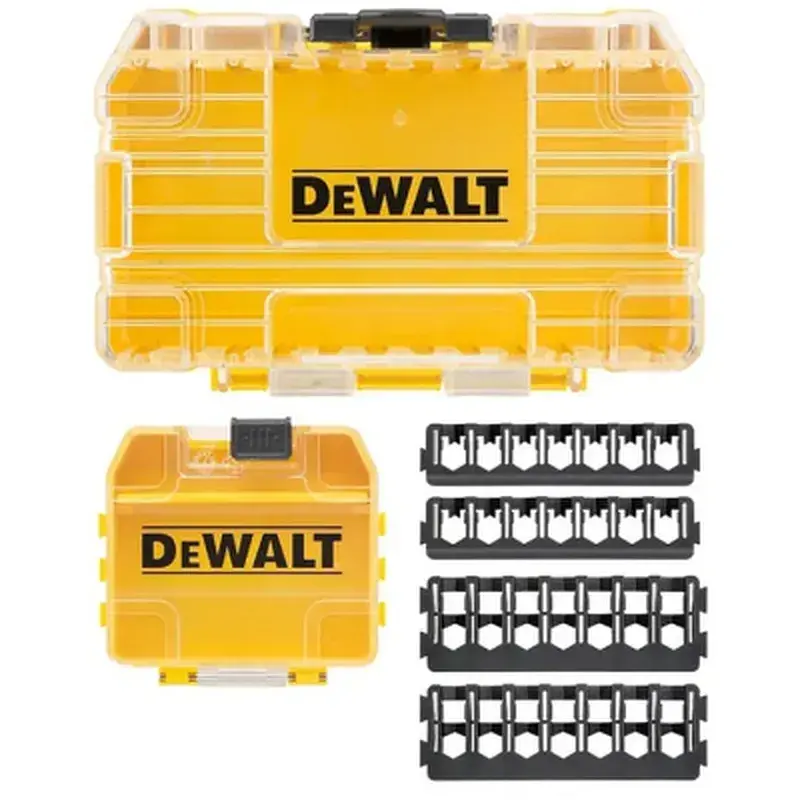 Ящик для інструментів DeWALT для біт системи TSTAK Tough Case S з футляром та касетами для біт 4 шт. (DT70801) - фото 2