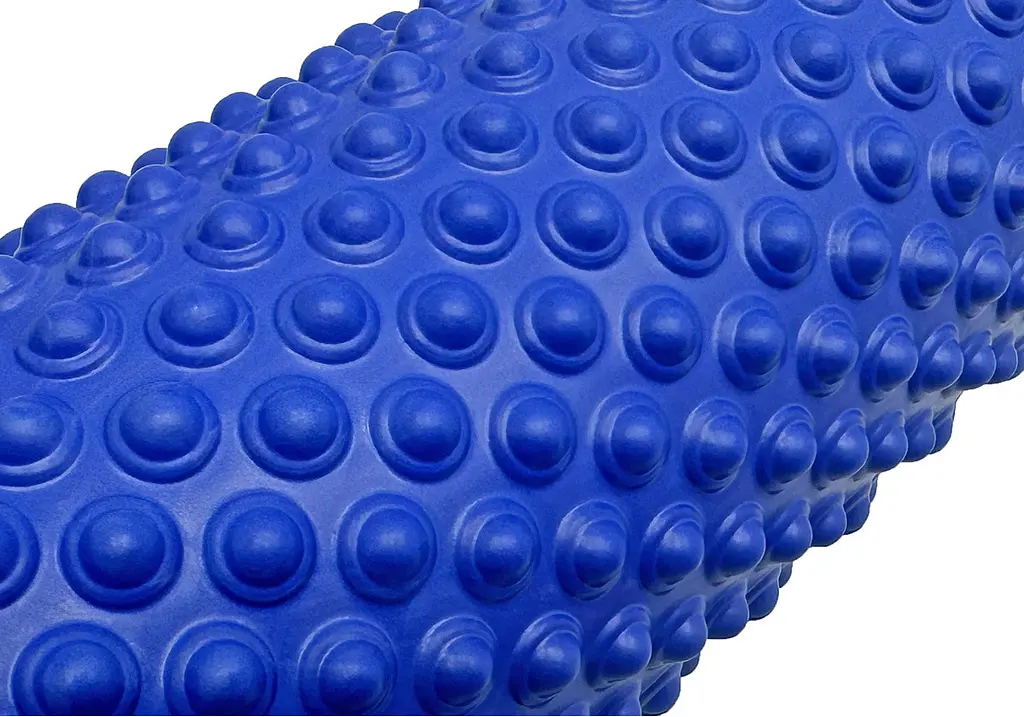 Масажний ролик EasyFit Grid Roller Light 33 см Синій (EF-2016-BL) - фото 2