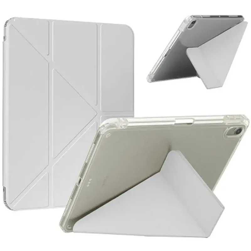 Чохол до планшета BeCover Ultra Slim Origami Transparent Apple iPad Air 11" M4 2026 Gray (715184) - фото 2