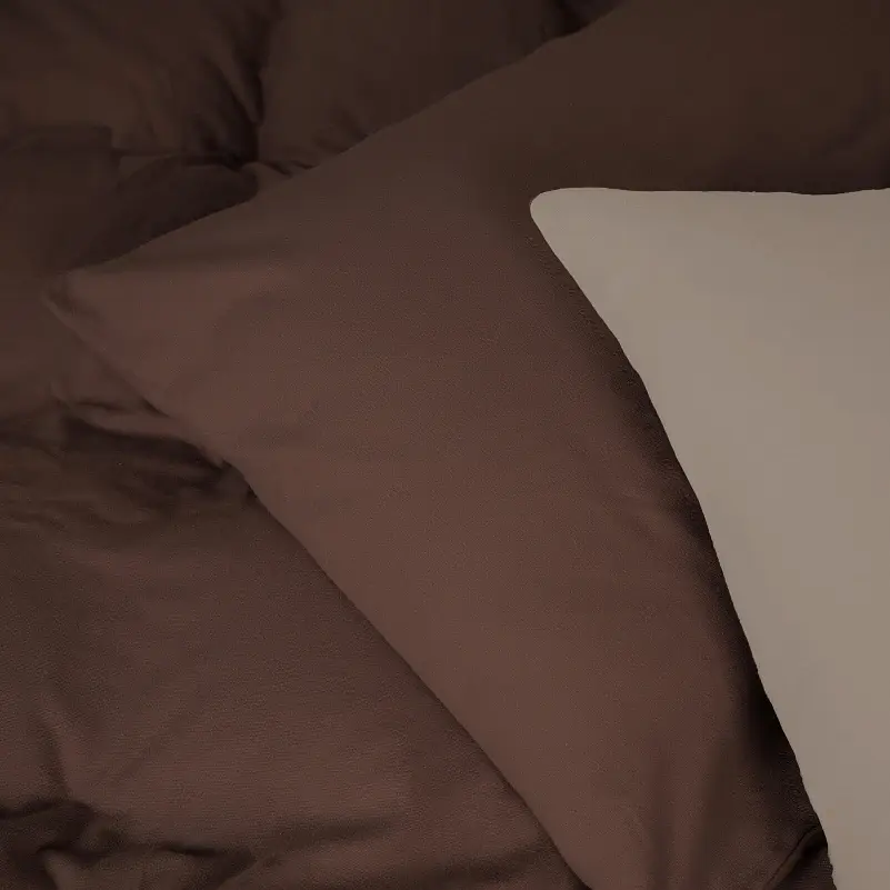 Наволочка MirSon Фланель Cappuchino-Brown 40х60 см (2200009658044) - фото 3